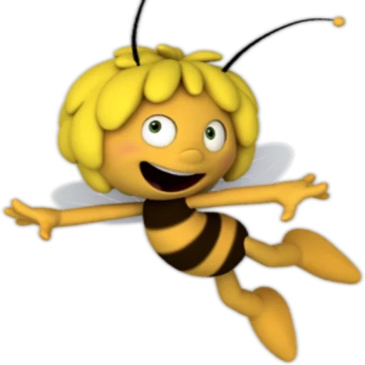abeille, maya bee, maya l'abeille, groupe d'abeilles, dessin animé maya bee