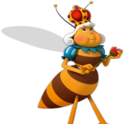 bee maya queen, die abenteuer der maya biene, biene maya königin der biene, helden der cartoon bee maya, bee maya bee queen königin