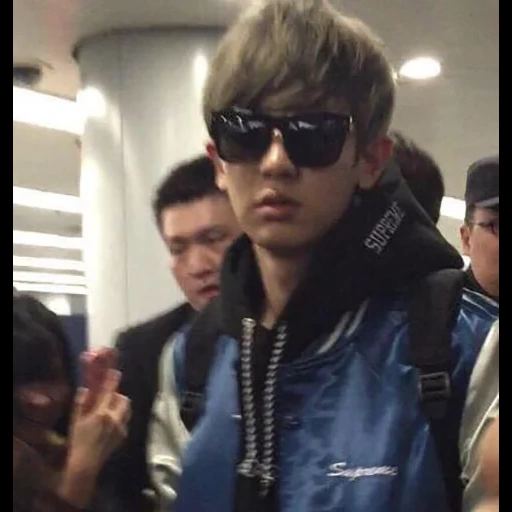 asian, chanyol exo, korean actors, park chanyeol and glasses, chanel exso sunglasses