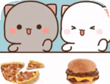 a lovely pattern, mochi mochi peach, cute cat animation, lovely seal picture, kawai seal chibi's love