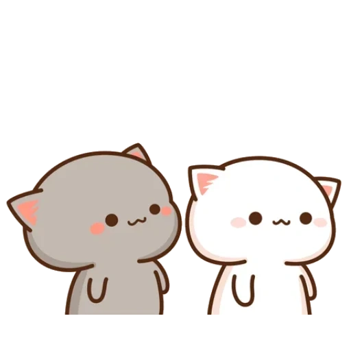 gatti kawaii, gatti kawaii, kitty chibi kawaii, kawai kotiki chibby, kawai chibi cats love