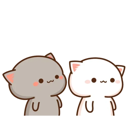 kawaii cats, kawaii cats, kitty chibi kawaii, kawai kotiki chibby, kawai chibi gatos amor