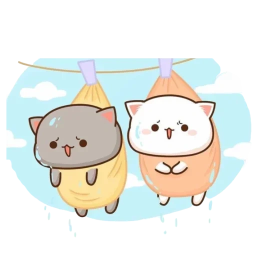 kawai seal, anjing laut kawai, pola kucing yang lucu, lukisan kawai yang lucu, pola lucu kucing