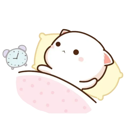 kawaii, cute drawings, cute kawaii drawings, lovely kawaii drawings, drawing sleeping kotik kawai