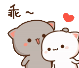 nyashny hugs, kitty chibi kawaii, cute cats drawings, drawings of cute cats, kawaii cats love