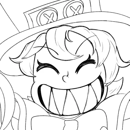 dibujos de anime, sueño para colorear, anime para colorear, colorante de skullgirls, animatronics de anime para colorear