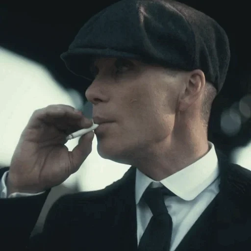 thomas shelby, blinder de pico, visores afilados, peaky blasty thomas shelby