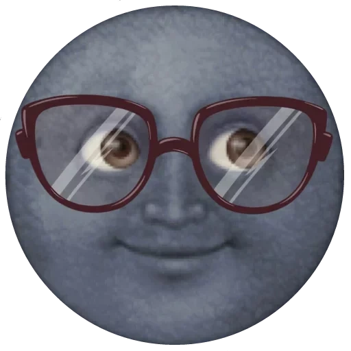 emoji luna, moon smilik, mèmes emoji luna, emoji de lune noire, la désignation de la lune souriante