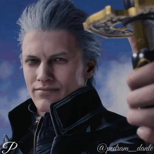 virgil, dmc vergil, vergil run, dmc 5 vergil, virgil dms 5 with hair lowered