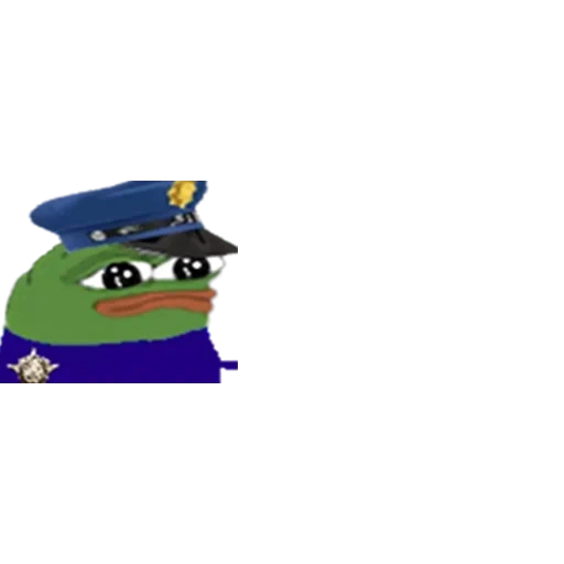 peepo pack, frog peepo, telegram sticker, emote, pepe policeman