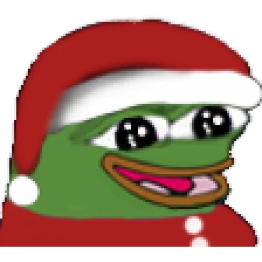 pepe happy, pepe new year emoticon pack