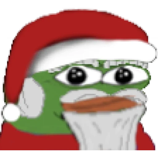 anak laki-laki, pepe frog, pepe santa claus, pepe katak santa claus, peepo christmas