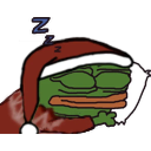 pepe toad, pepe is asleep, pepe santa claus, pepe's frog, pepe frog santa claus