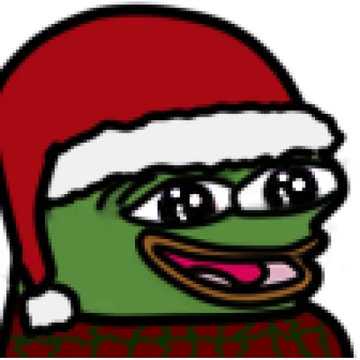 lycra, strokin, anak laki-laki, pepe santa claus, emoji tahun baru pepe