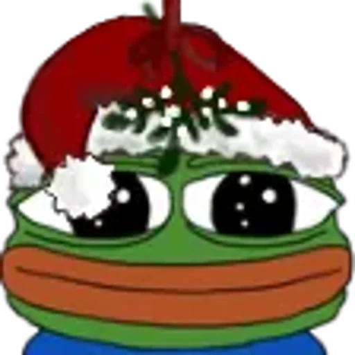 аниме, человек, пепе санта, киберсрака, pepe christmas