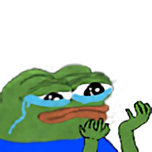 sapo pepe, rana pepa, peepo está triste, rana llorando, la rana esta llorando