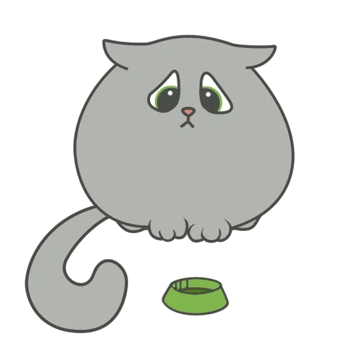 lovely, seal, permesh, pussin cat, grey cat cartoon