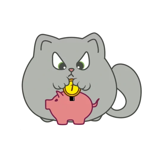 lovely, seal, permesh, lovely seal, grey cat cartoon