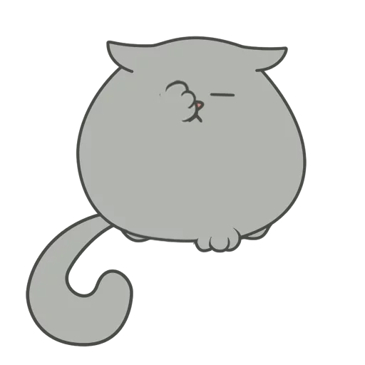 permesh, chat de poussin, chat de poussin, chat de poussin, cartoon de chat gris