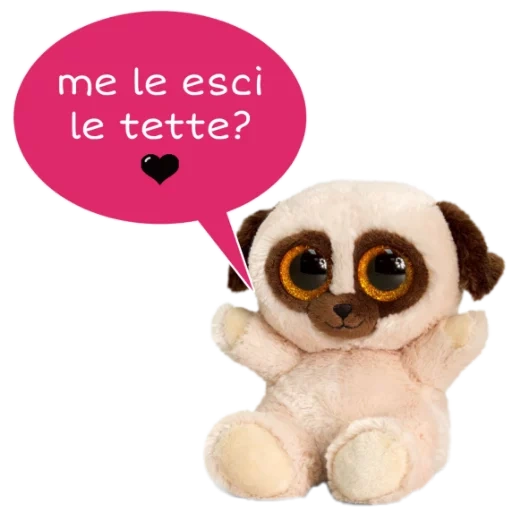 мопс руфус, игрушка юху, детские игрушки, beanie babies pug 15 см, мягкая игрушка ty beanies щенок rufus 20 см