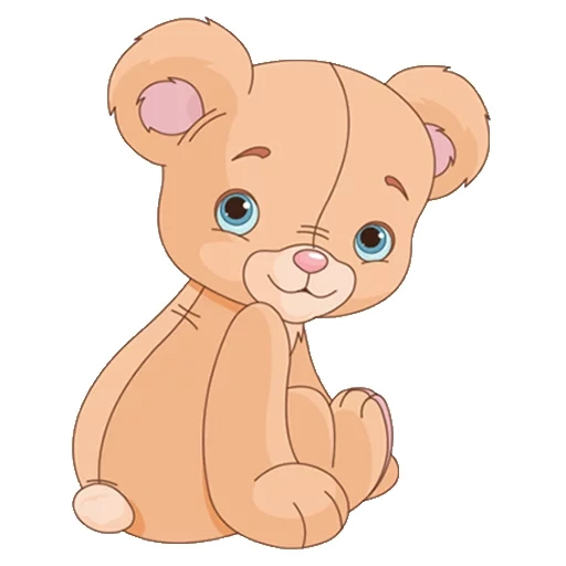 oso de peluche, oso de dibujos animados, patrón de oso, caricatura de oso, bear sentado dibujos animados