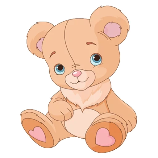 un giocattolo, cartoni di mishka, disegno di orso, cub di orso cartoni animati, bear siede il cartone animato