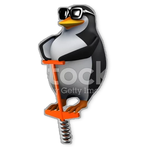 penguin, penguin 3d, penguin meme, 3d flakes penguin