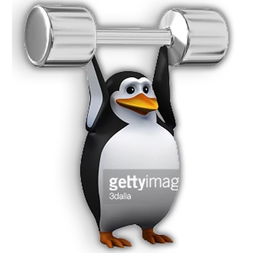 penguin 3 d, meme with a penguin