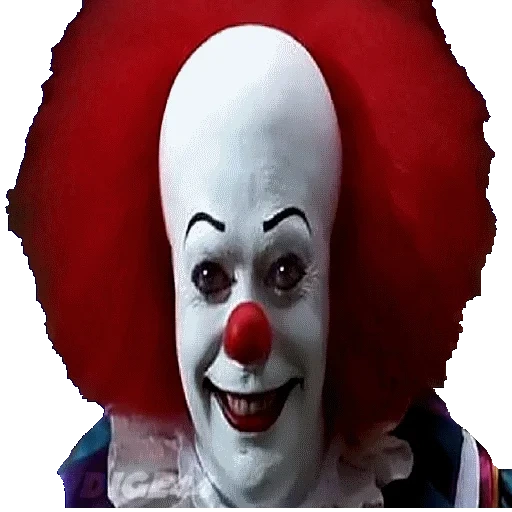payaso cosido, es un payaso, payaso pennywise, timcury pennywise, tim curry penny weiss maquillaje