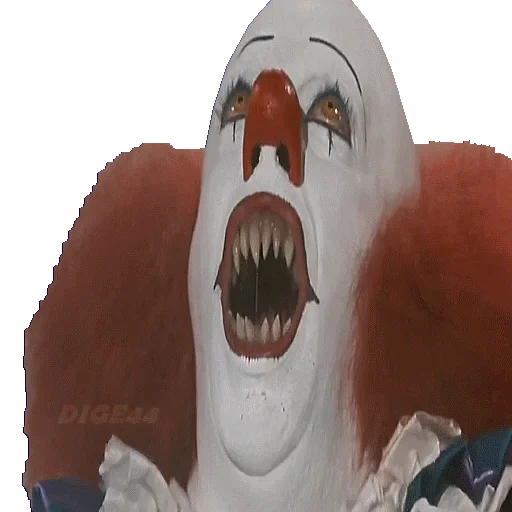 clown, a toy, clown pennyiz, toy clown killer, the generated film 1990