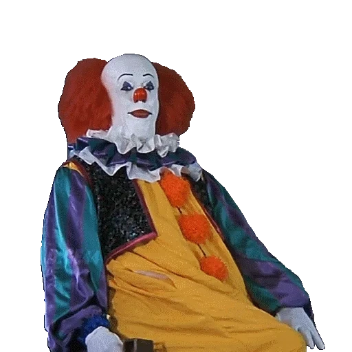 clown, clown la, the clown of the film, clown pennyiz, figure penniviz