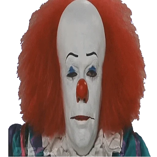 clown, clown bald, the image of the clown, mask penniviz, clown pennyiz