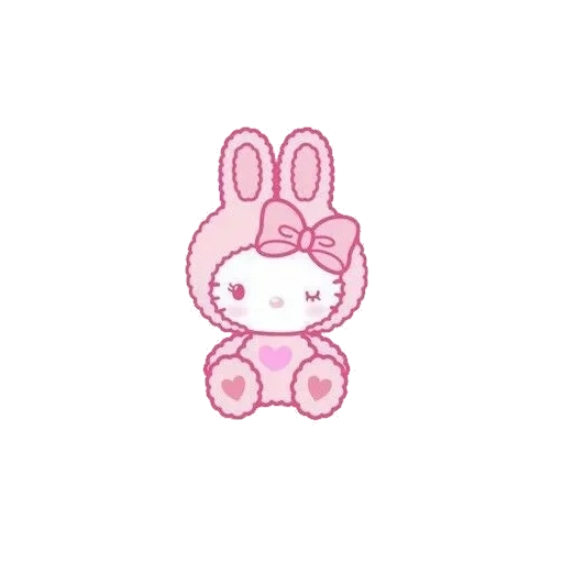 manga, my melody, pink bunny, kawai hello kitty, aesthetic soft bear