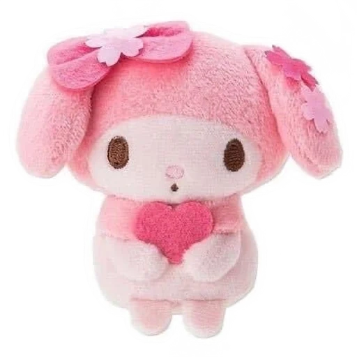 my melody, melody sanrio plush, мягкие игрушки милые, плюшевая игрушка мелоди, мягкая плюшевая игрушка кавайная за 200 руб