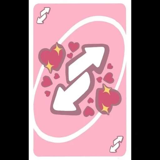 uno card, unoka rose, uno heart, cartes en forme de cœur, uambika rose