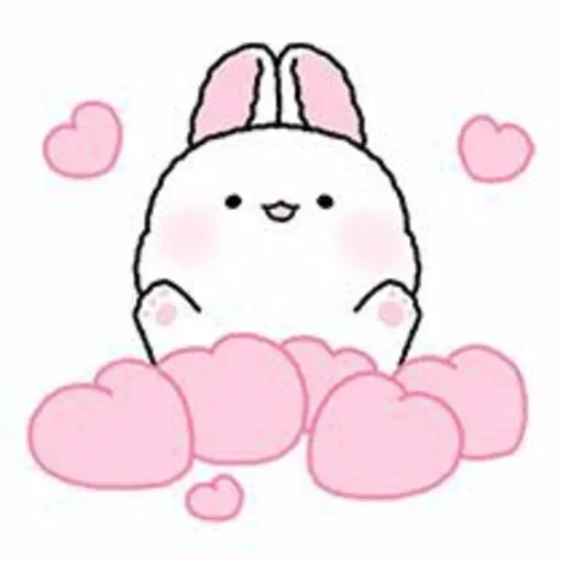lieber kaninchen, die zeichnungen sind süß, der charakter ist süß, illustrationen sind süß, liebe zeichnungen sind süß