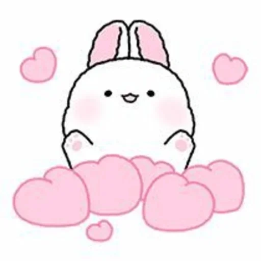 le lapin est mignon, les motifs sont mignons, les personnages sont mignons, les illustrations sont mignonnes, les jolis motifs sont mignons