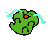 emoji, cute frog, animated