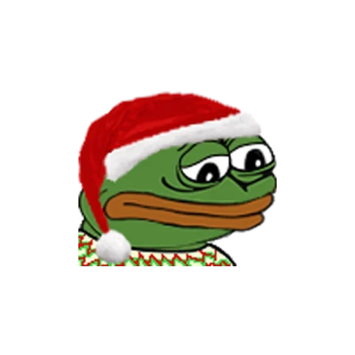 pepe frog, pepe santa, pepe christmas, pepe new year, pepe frog santa