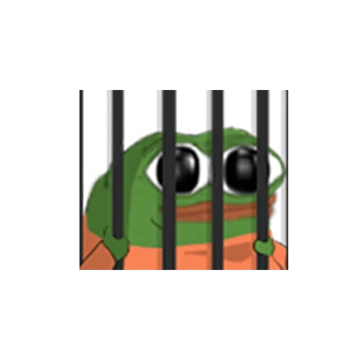 frogs, pepe jail, pepe prison, zela green, the development of the frog