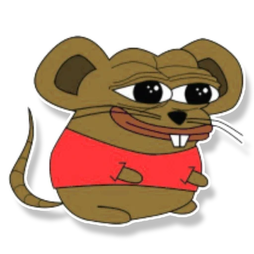 pepe rat, stiker pepe, pepe rat, frog pepe stickerpak, pepe mouse