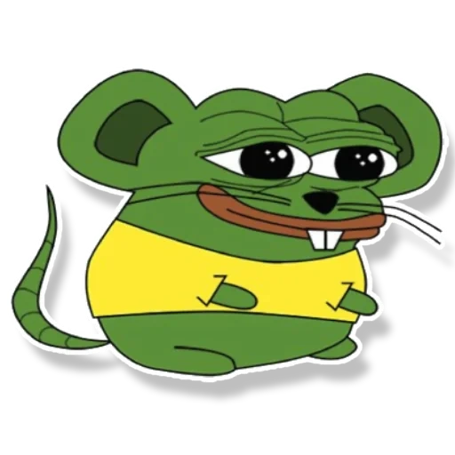 stickers pepe, set of stickers, pepe rat, stickers, pepe mouse