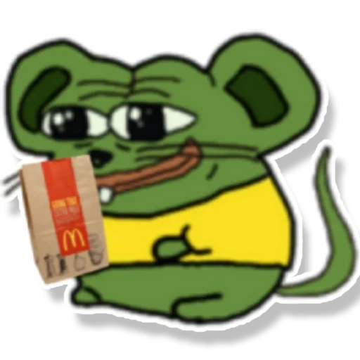 stiker telegram, stiker pepe, pepe rat, ratirl pepe, stiker