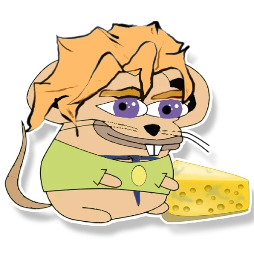 cheesed to meet you, meme anda, pepe the frog, telegram stiker, fugo jojo