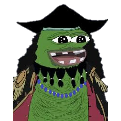 pirate de pepe, indomptable, mème de pièce verte, budes van pis, pirates de barbe noire van pis