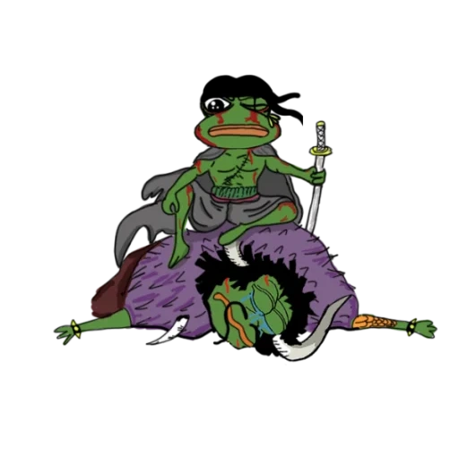 мужчина, мемы жабами, жаба самурай, лягушка самурай, южный парк лягушка король
