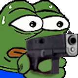 pepe twich, pistol pepe, perselisihan pepegun, pistol pepe frog, the frog pepe adalah pistol