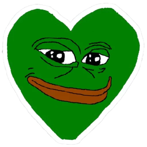 pepe, 14 февраля мем, пепе с сердечком, happy pepe, pepe frog