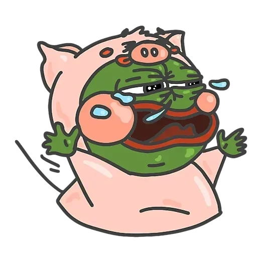 stiler maiale, adesivi vk pepe, adesivi, anime, piggy memema