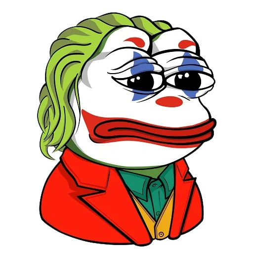 stickers telegram, frog clown, pepe stickers telegrams, pepe clown, bartholomew's night